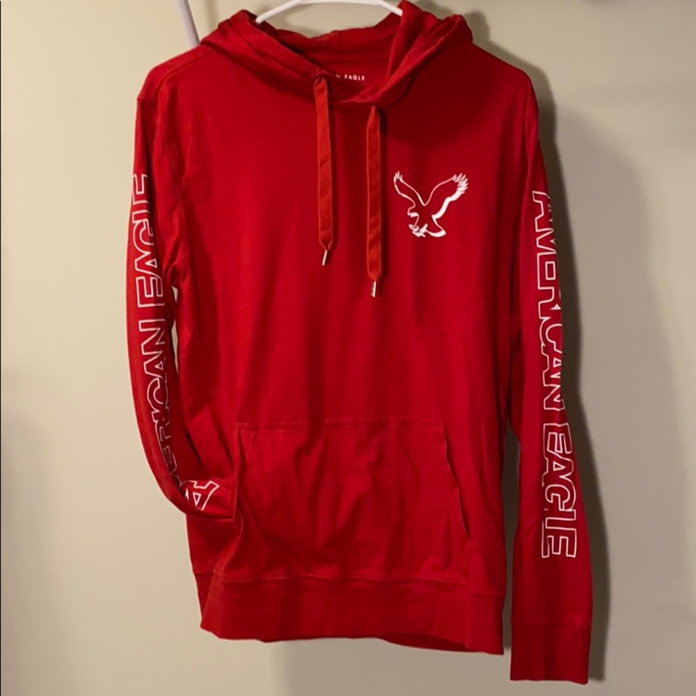 Men’s AE hooded long-sleeve tee